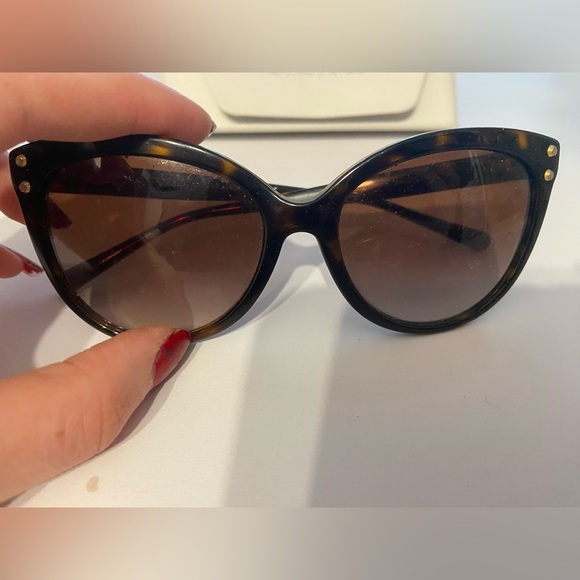 Michael Kors Jan MK2045 55mm Dark Tortoise Brown Gradient Sunglasses w/ Case - Picture 6 of 11